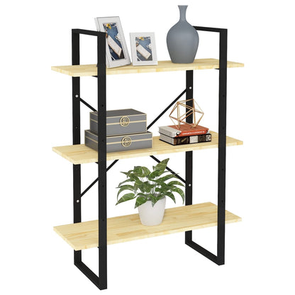 vidaXL Étagère à 3 niveaux 80x30x105 cm Bois de pin massif