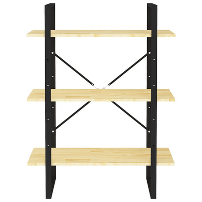 vidaXL Étagère à 3 niveaux 80x30x105 cm Bois de pin massif