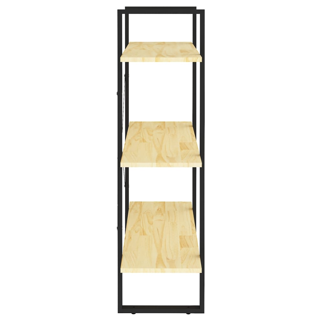 vidaXL Étagère à 3 niveaux 80x30x105 cm Bois de pin massif