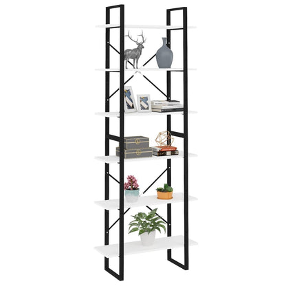 vidaXL Hochschrank Weiß 80x30x210 cm Holzwerkstoff