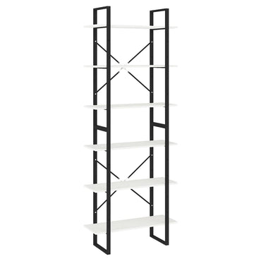 vidaXL Étagère haute blanche 80x30x210 cm en pin massif