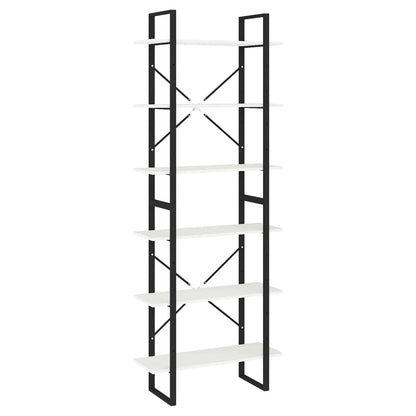 vidaXL Étagère haute blanche 80x30x210 cm en pin massif