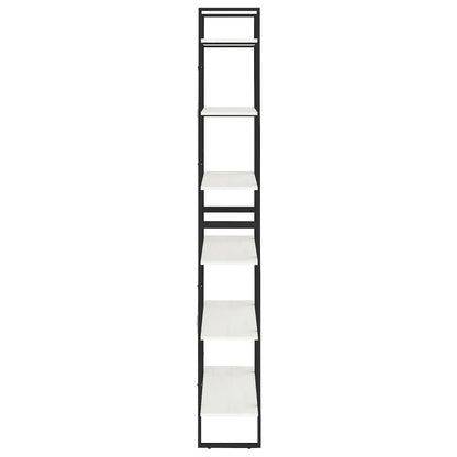 vidaXL Étagère haute blanche 80x30x210 cm en pin massif