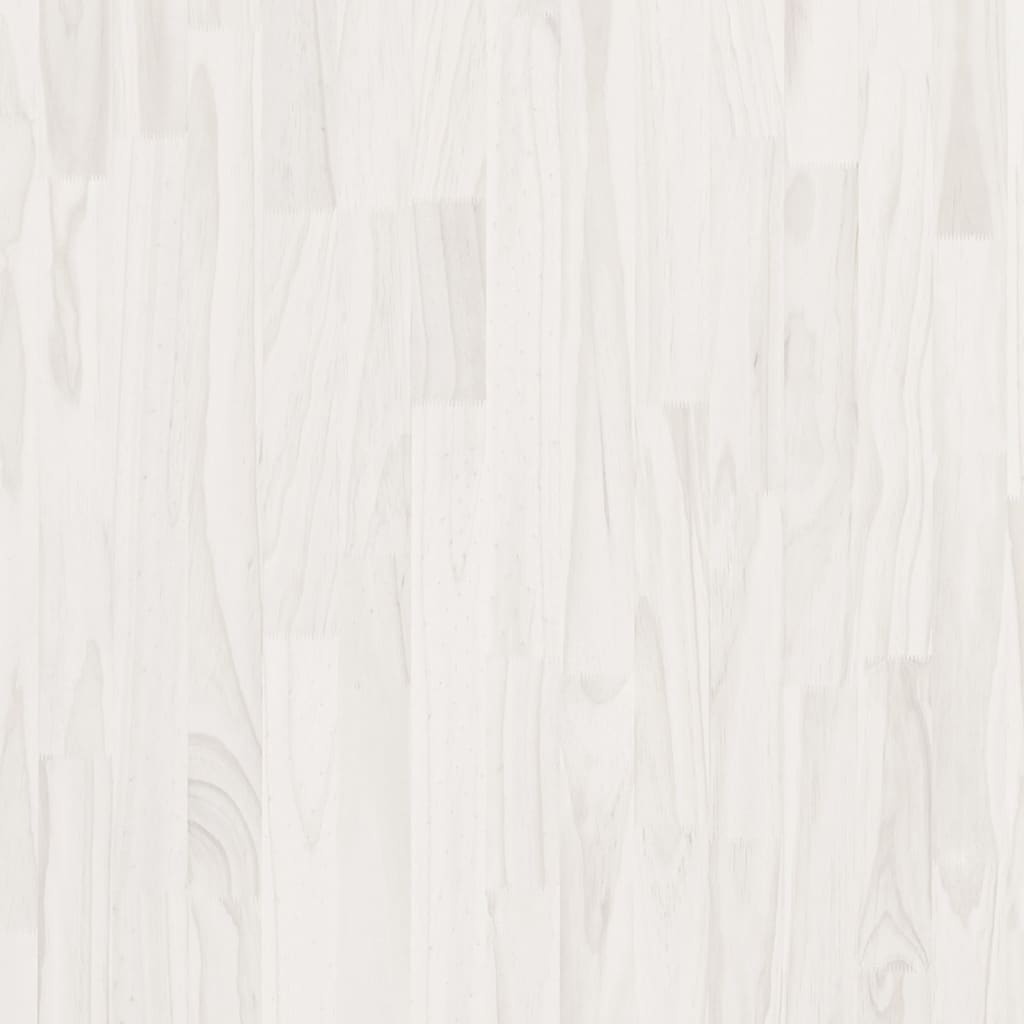 vidaXL Étagère haute blanche 80x30x210 cm en pin massif