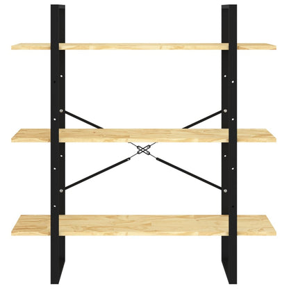 vidaXL Étagère à 3 niveaux 100x30x105 cm Bois de pin massif