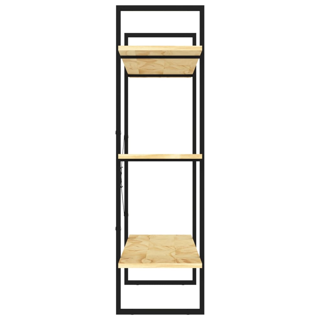 vidaXL Étagère à 3 niveaux 100x30x105 cm Bois de pin massif