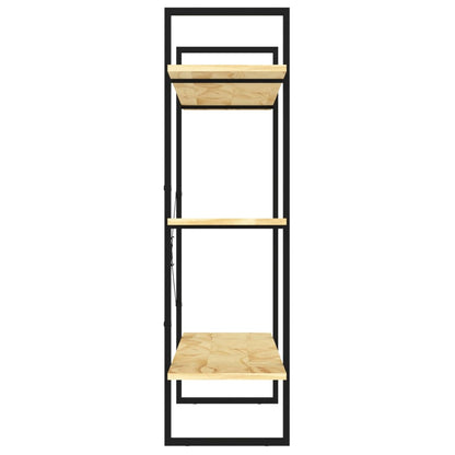 vidaXL Étagère à 3 niveaux 100x30x105 cm Bois de pin massif