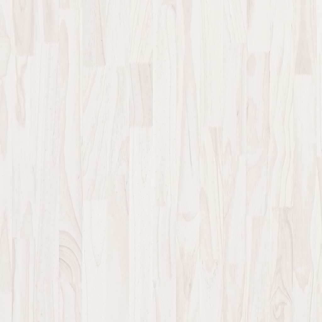 vidaXL Étagère à 3 niveaux Blanc 100x30x105 cm Bois de pin massif