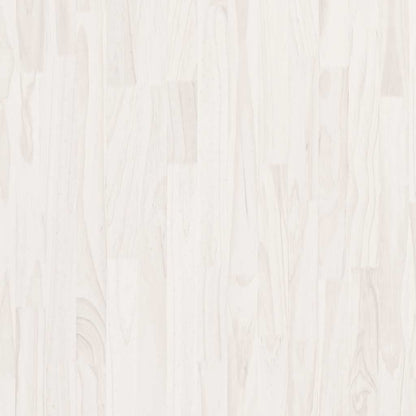 vidaXL Étagère à 3 niveaux Blanc 100x30x105 cm Bois de pin massif