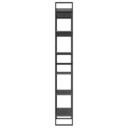 vidaXL Étagère sur pied haute gris 100x30x210 cm pin massif