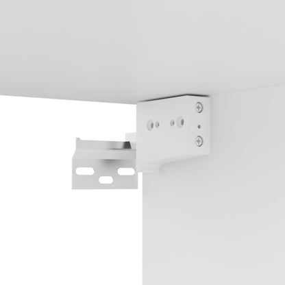vidaXL Meubles TV 4 pcs Blanc 100x30x30 cm Bois d'ingénierie