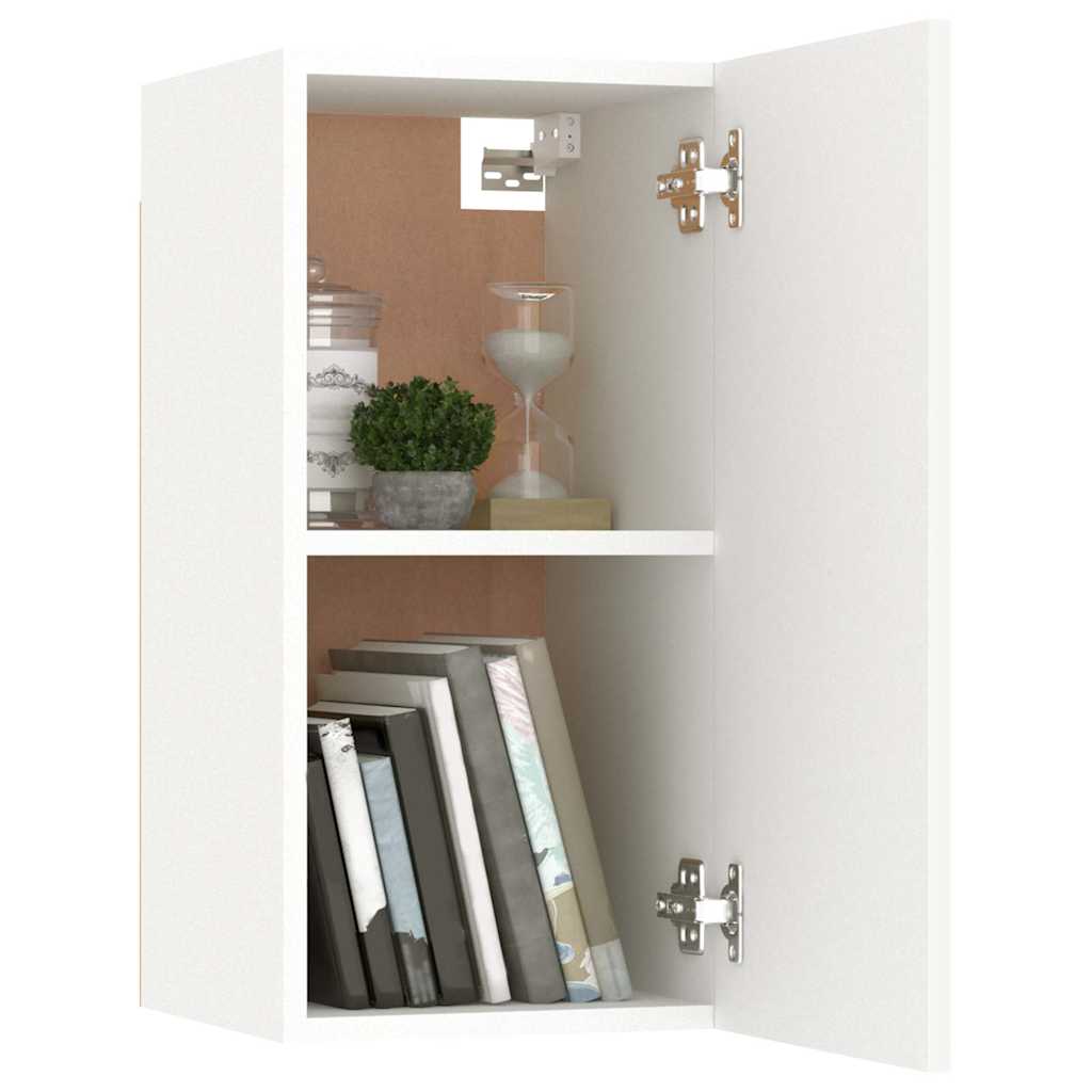 vidaXL Ensemble de meubles TV 4 pcs Blanc Bois d'ingénierie