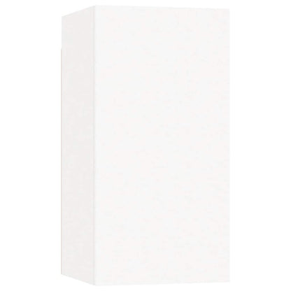 vidaXL Ensemble de meubles TV 4 pcs Blanc Bois d'ingénierie