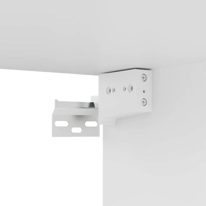 vidaXL Ensemble de 4 meubles TV Blanc Bois d'ingénierie