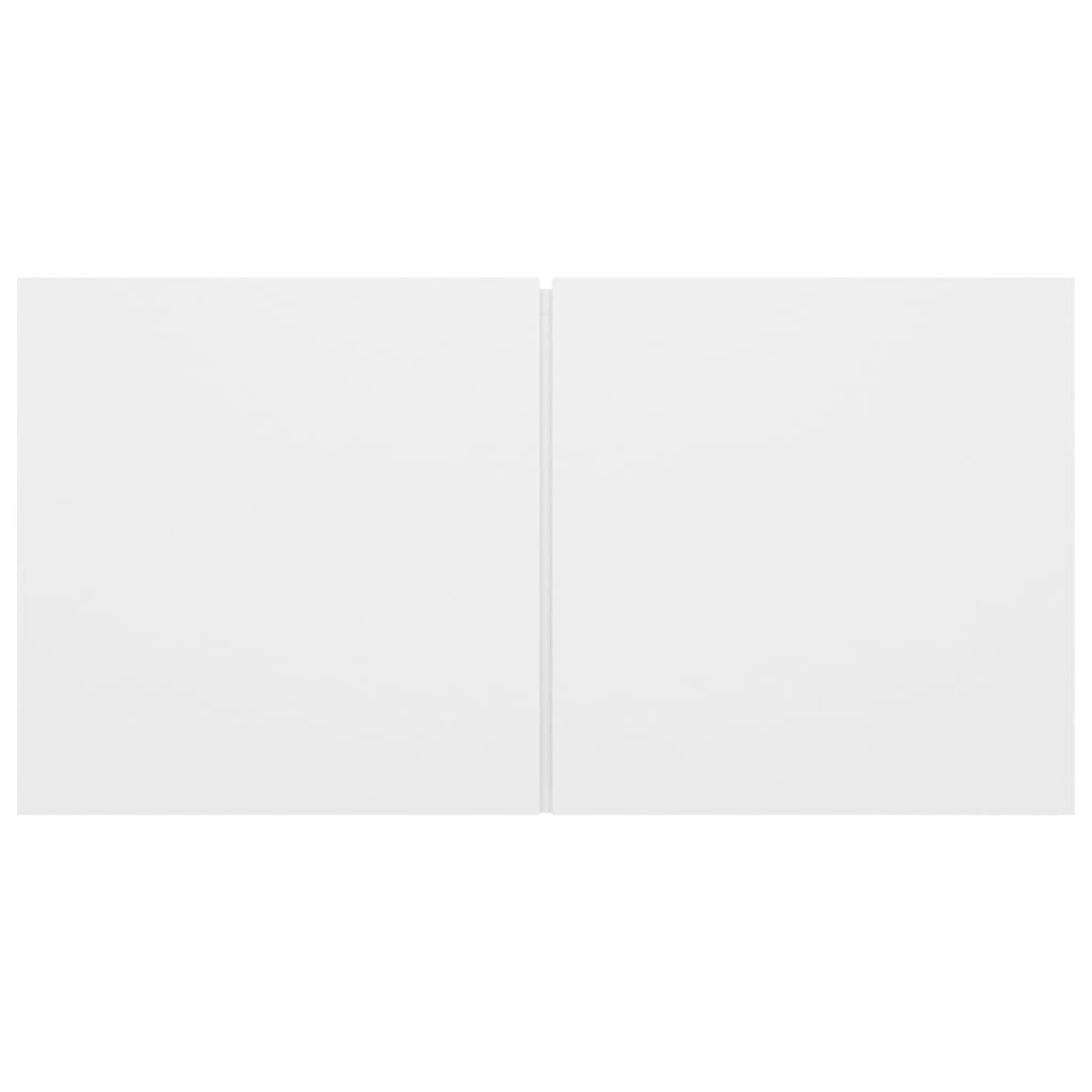 vidaXL Meuble TV, 8 pcs, Blanc, Bois d'ingénierie