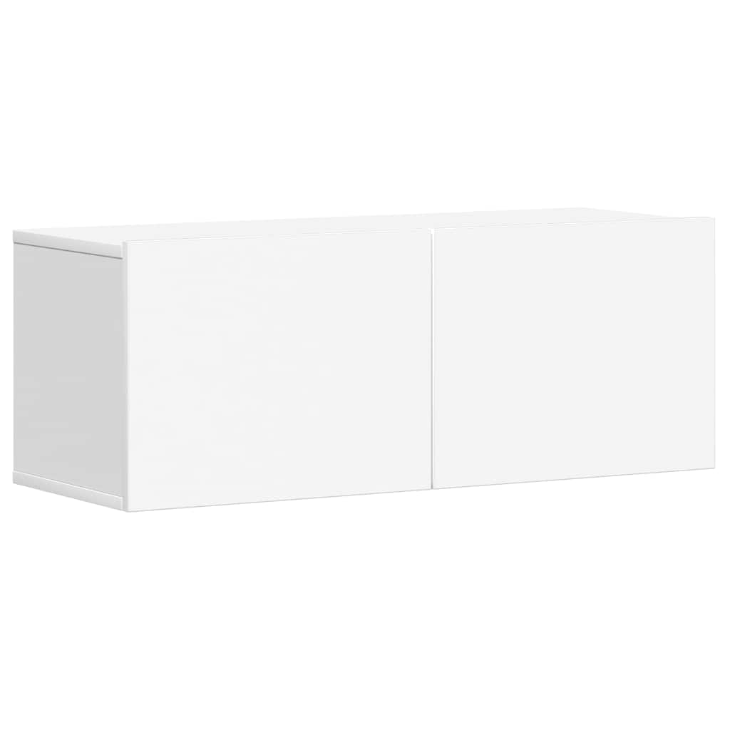 Ensemble de 5 meubles TV vidaXL blanc en bois d'ingénierie