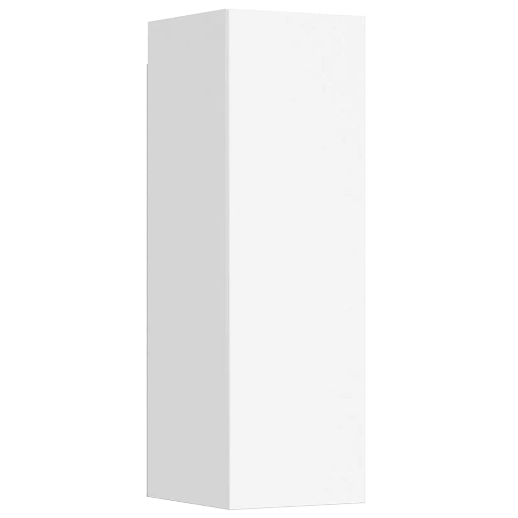 Ensemble de 5 meubles TV vidaXL blanc en bois d'ingénierie