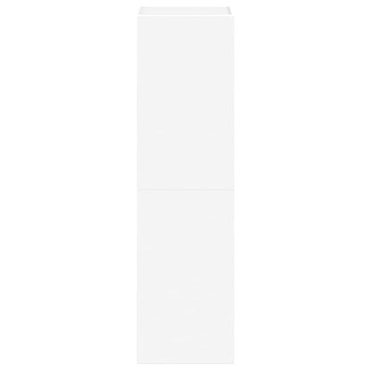 vidaXL Meuble TV 3 pièces Blanc Bois d'ingénierie