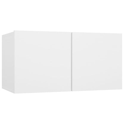 vidaXL Ensemble de 7 meubles TV blanc en bois d'ingénierie
