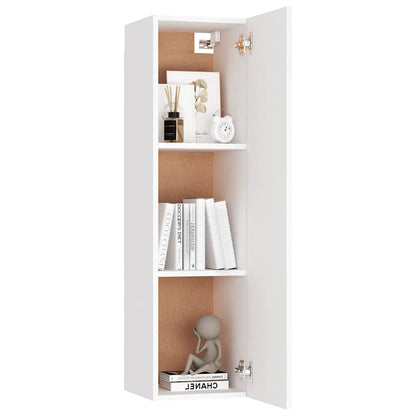 vidaXL Meuble TV 6 pièces blanc en bois d'ingénierie