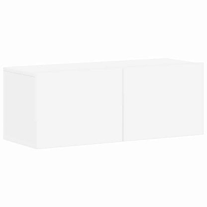 vidaXL Ensemble de meubles TV 4 pcs Blanc Bois d'ingénierie