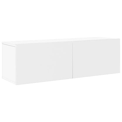 vidaXL Ensemble de meubles TV 4 pcs Blanc Bois d'ingénierie