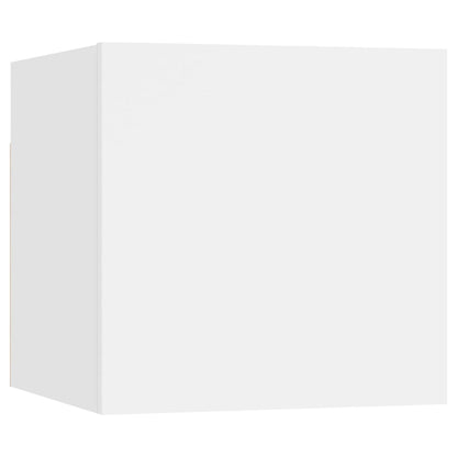 vidaXL Ensemble de 6 meubles TV blanc en bois d'ingénierie