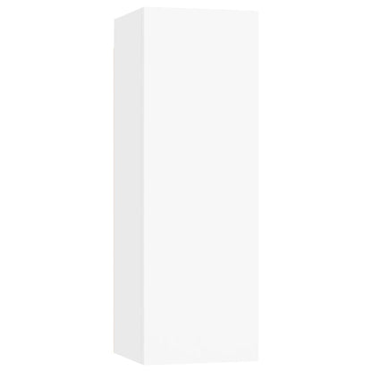 vidaXL Ensemble de 4 meubles TV Blanc Bois d'ingénierie