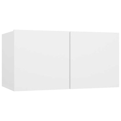 Ensemble de 5 meubles TV vidaXL blanc en bois d'ingénierie