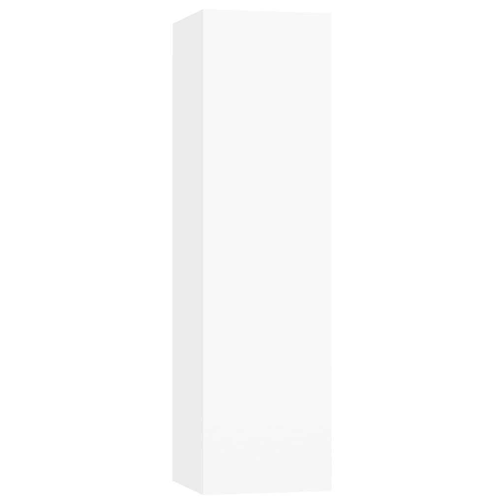 Ensemble de 5 meubles TV vidaXL blanc en bois d'ingénierie
