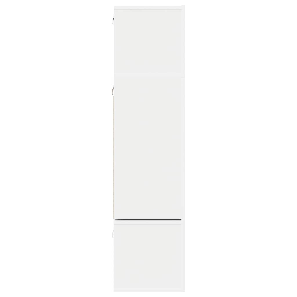vidaXL Meuble TV 6 pièces blanc en bois d'ingénierie