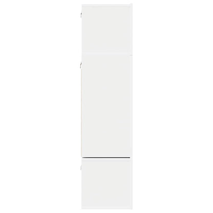 vidaXL Meuble TV 6 pièces blanc en bois d'ingénierie