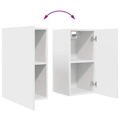 vidaXL Meuble TV 6 pièces blanc en bois d'ingénierie