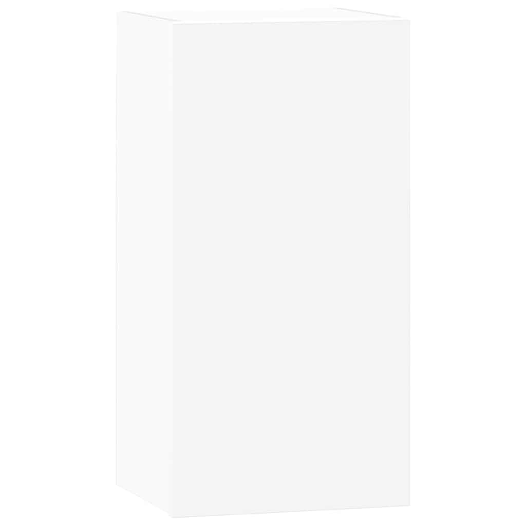 vidaXL Meuble TV 8 pcs blanc bois d'ingénierie