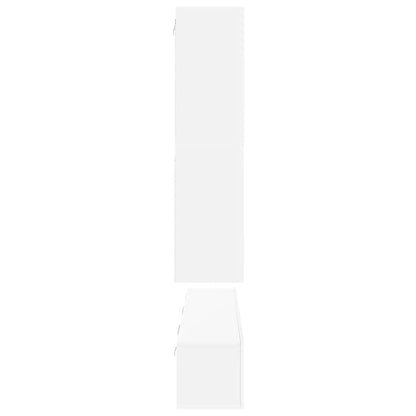 vidaXL Meuble TV 8 pcs blanc bois d'ingénierie
