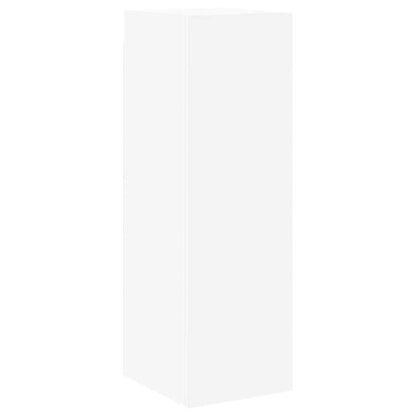 vidaXL Meuble TV, 8 pcs, Blanc, Bois d'ingénierie