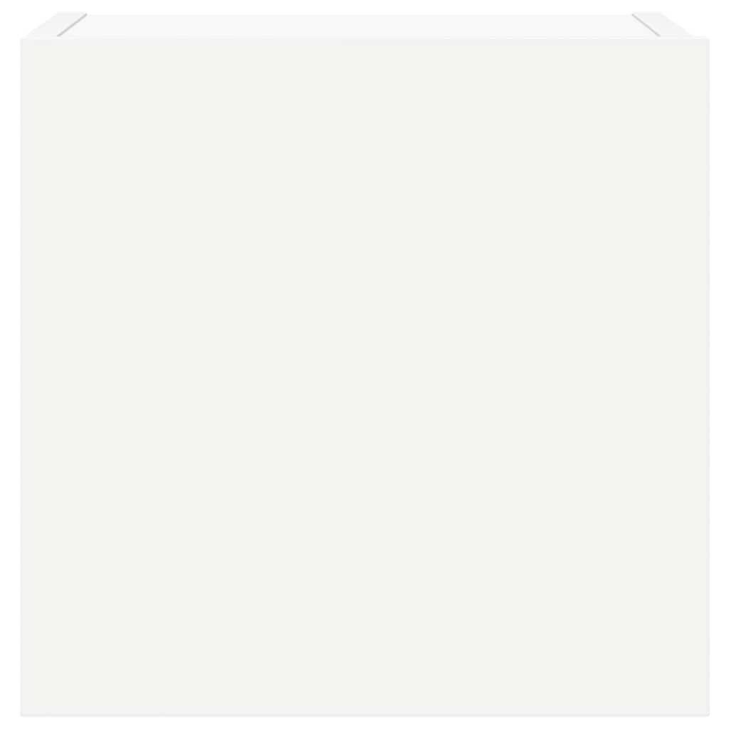 vidaXL Meuble TV, 8 pcs, Blanc, Bois d'ingénierie