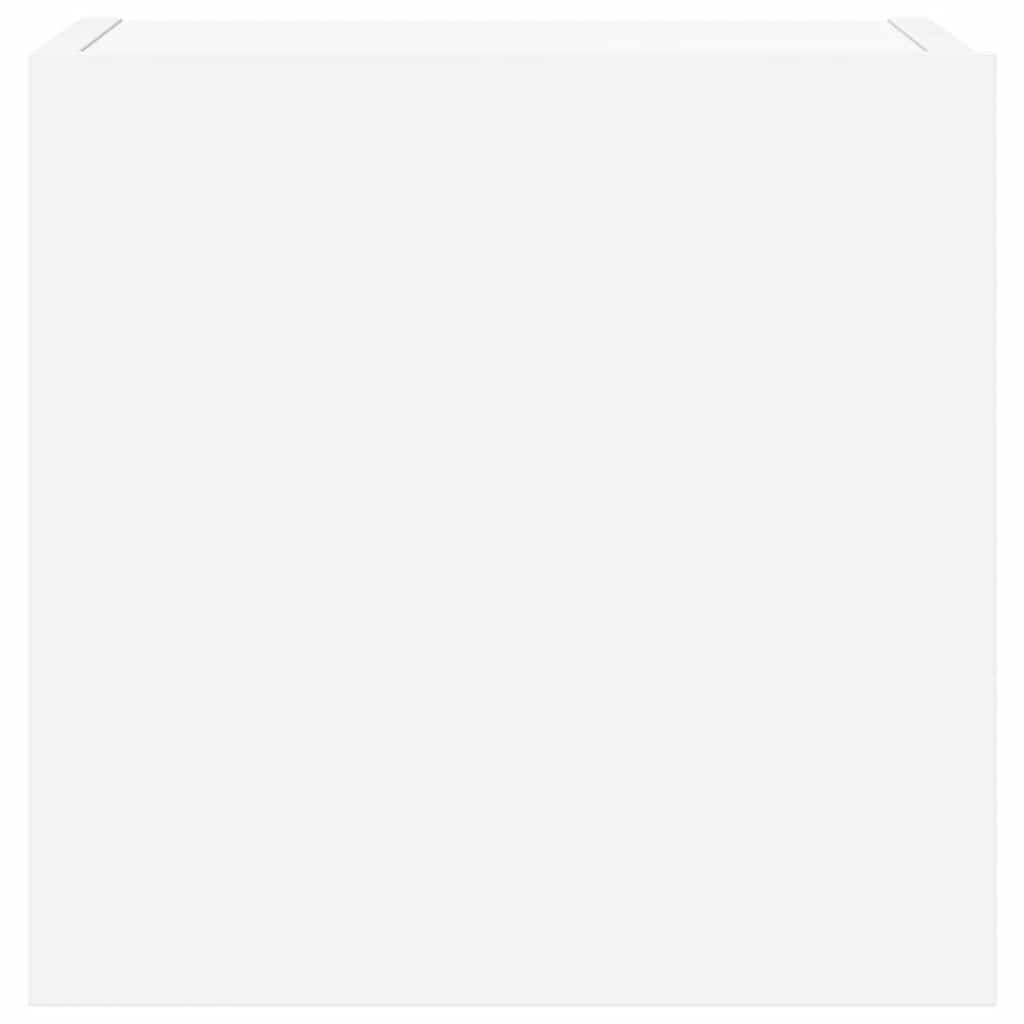 vidaXL Meuble TV, 8 pcs, Blanc, Bois d'ingénierie