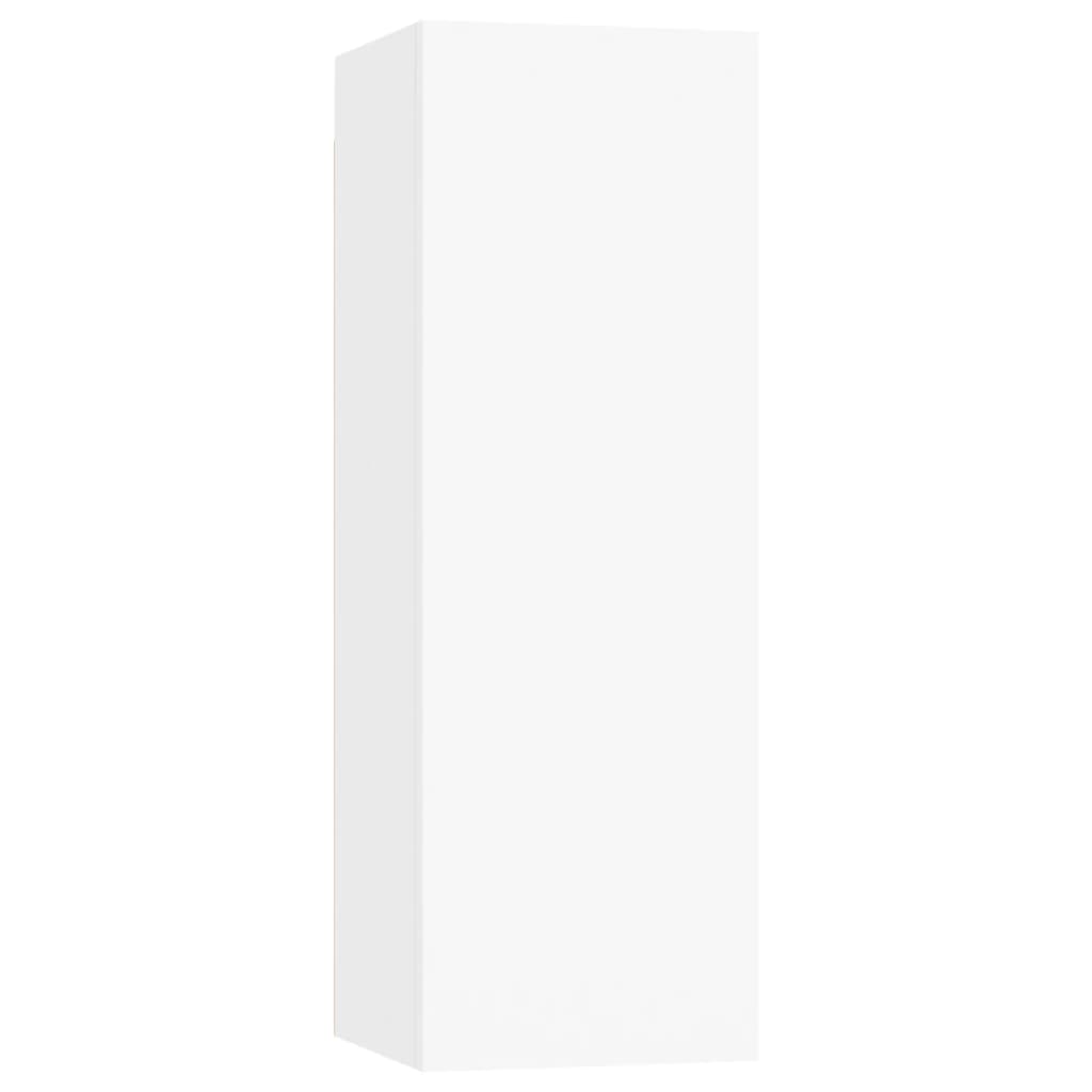 vidaXL Ensemble de 7 meubles TV blanc en bois d'ingénierie