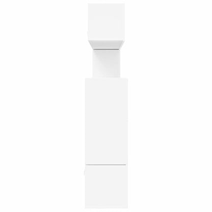 vidaXL Meuble TV 10 pièces Blanc Bois d'ingénierie