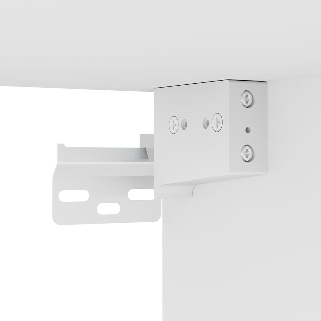 vidaXL Meuble TV 10 pièces Blanc Bois d'ingénierie