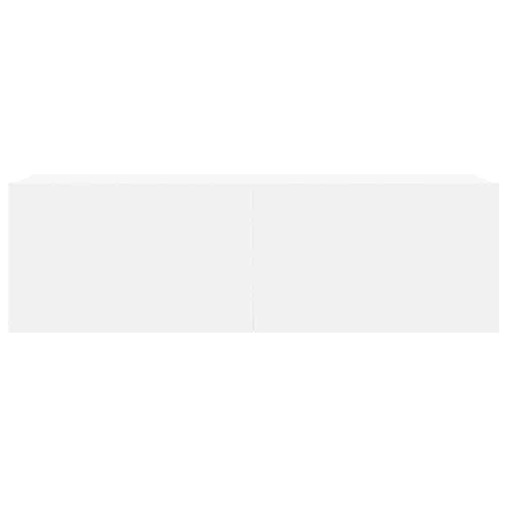 vidaXL Meuble TV, 8 pcs, Blanc, Bois d'ingénierie