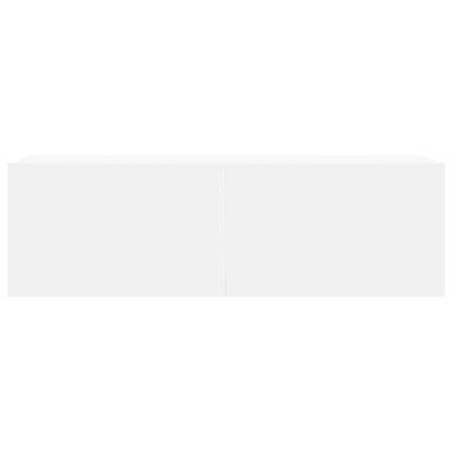 vidaXL Meuble TV, 8 pcs, Blanc, Bois d'ingénierie