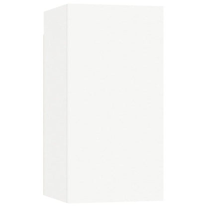 vidaXL Meubles TV 4 pcs Blanc 30,5x30x60 cm Aggloméré