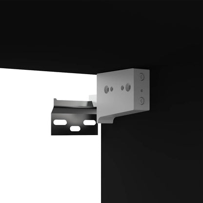 vidaXL Meuble TV, 4 pcs, Noir, Aggloméré