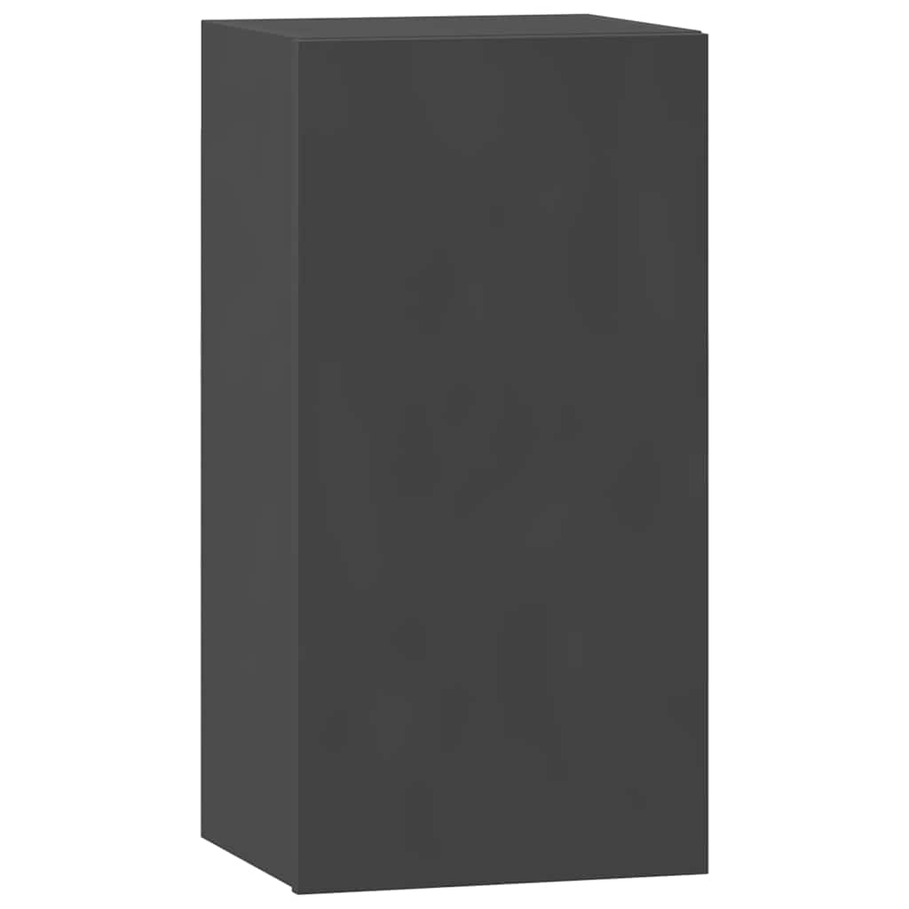 vidaXL Ensemble de meubles TV 6 pcs Gris Bois d'ingénierie