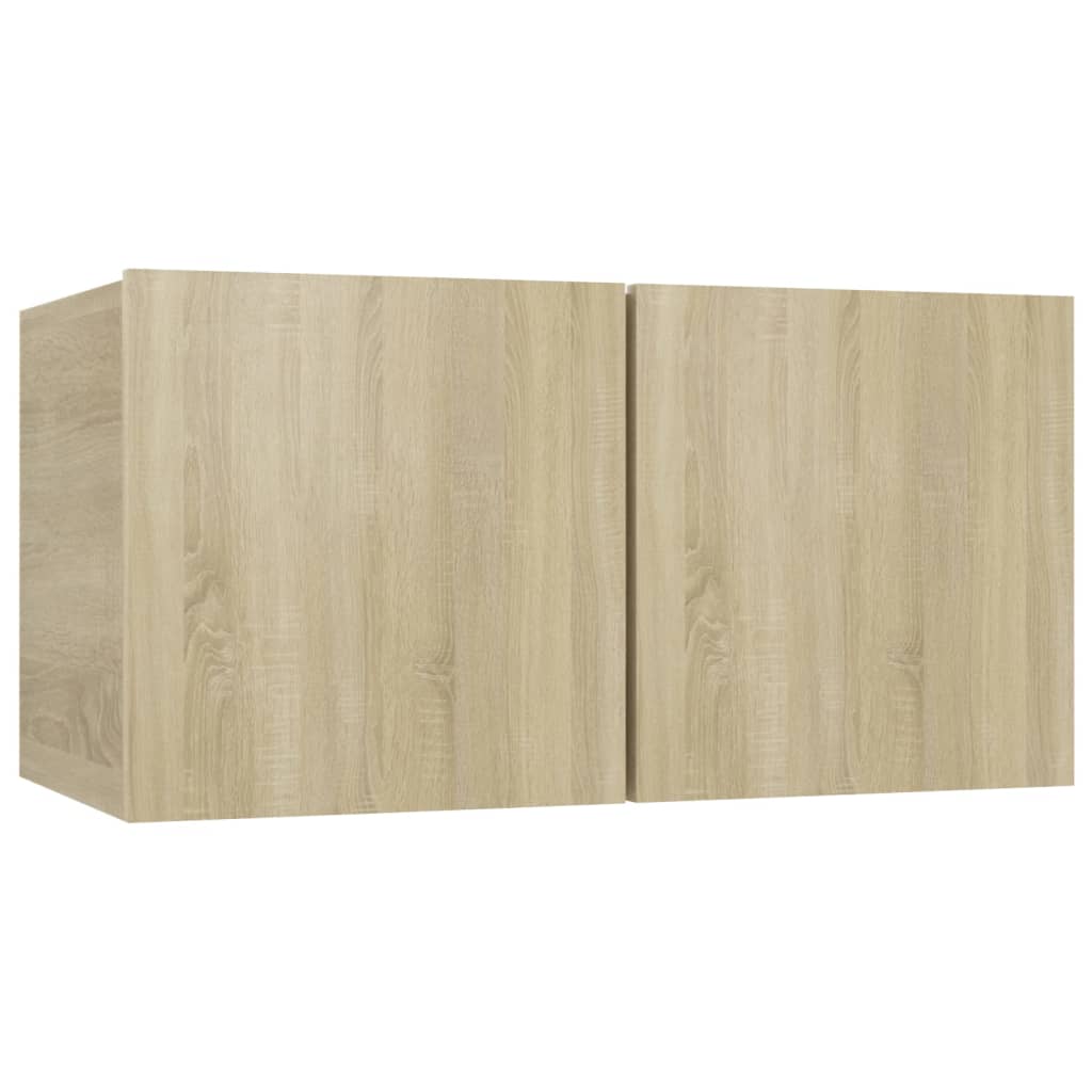 vidaXL Meuble TV 5 pièces Bois d'ingénierie Chêne Sonoma