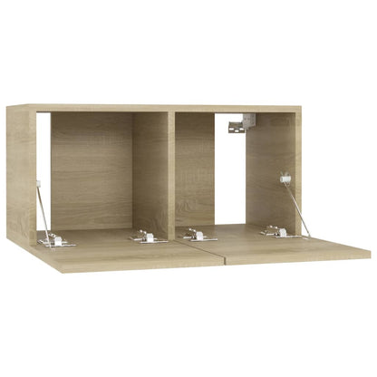 vidaXL Meuble TV 5 pièces Bois d'ingénierie Chêne Sonoma