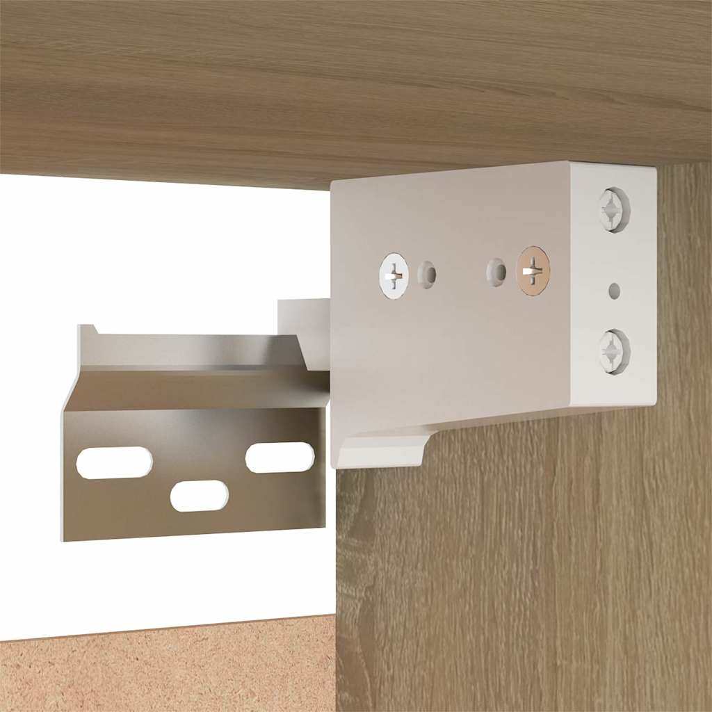 vidaXL Meuble TV 4 pcs Aggloméré Chêne Sonoma