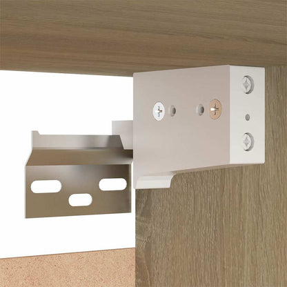 vidaXL Meuble TV 4 pcs Aggloméré Chêne Sonoma